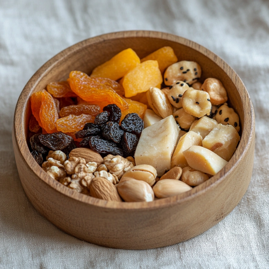 Горіхи та сухофрукти як корисний перекус для літніх людей